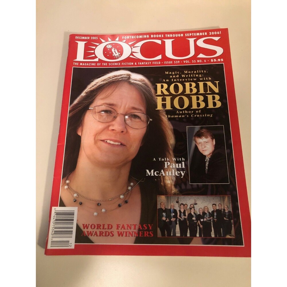 Locus #539 Vol 55 #6 Dec 2005 Robin Hobb; Paul McAuley; Award‎ Winners ID:32938